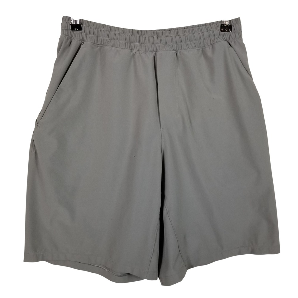 Lululemon THE Short‎ 9 Inch Grey Mesh Vent Athletic Training Shorts Mens Medium